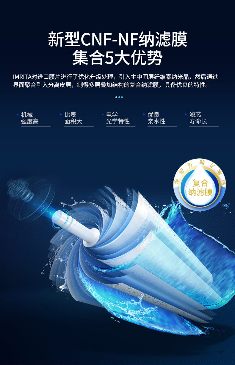 愛瑪特智能納濾凈水機 IMT-NF6