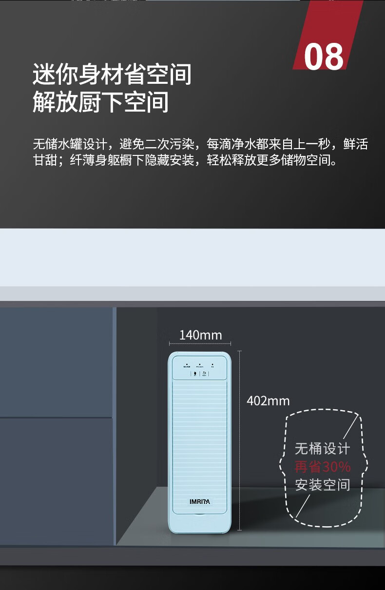 愛瑪特RO反滲透純水機IMT-RS8