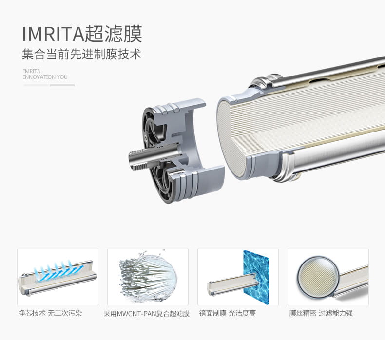 愛(ài)瑪特家用廚房超濾凈水器IMT-U4